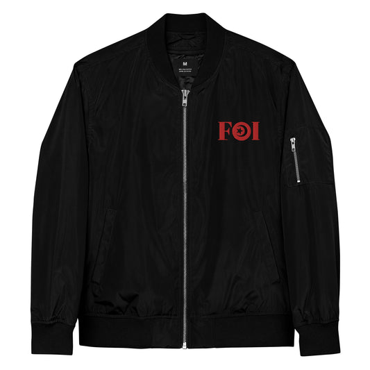 Embroidered FOI Premium bomber jacket